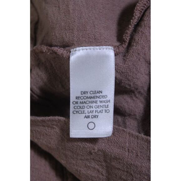 A Piece Apart Women's Cotton Short Sleeve One Shoulder Crop Top Pink Size 2 - Picture 5 of 6